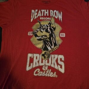 Crooks and castle death row brand new without tags xl shirt